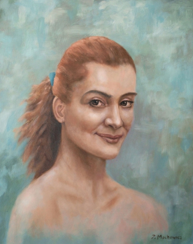 portret olejny